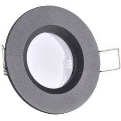 Oprawa podtynkowa BORAS czarna matowa IP44