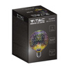 Żarówka LED V-TAC 3W E27 Filament Gwiazdy 3D Kula Glob G125 VT-2233 3000K 40lm