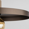 Tk Lighting SILA SABIA BROWN lampa wisząca 1XE27 400