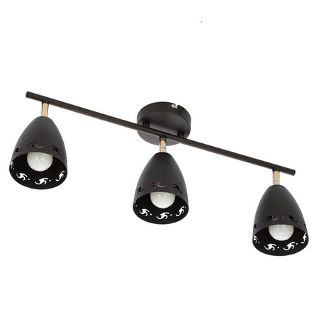 Lampa sufitowa 3xE14 70cm COTY 93-67173 LISTWA CZARNY