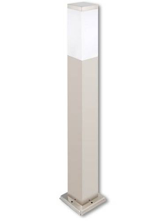 Lampa ogrodowa 1xE27 Havana stojąca 65cm srebrna