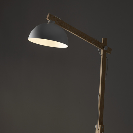 Lampa podłogowa OSLO WHITE 1xE27