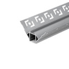 Profil Aluminiowy V-TAC 2mb Anodowany, Klosz Mleczny, Do gipsowania, Narożny zewnętrzny VT-8103
