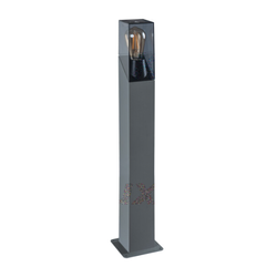 Słupek ogrodowy LAVEN 1xE27 grafitowy 80cm LOFT