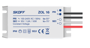 Zasilacz do LED 10V 16W Skoff - ZOL16 IP68