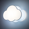 Tk Lighting CLOUD lampa sufitowa NIEBIESKA MINI 2xE27