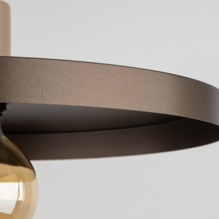 Tk Lighting SILA SABIA BROWN lampa wisząca 1XE27 400
