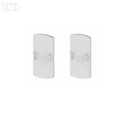 Komplet zaślepek bocznych szarych P5-10 do osłonki C1 (2 szt bez otworu) (nr kat 77051001)