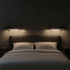 Kinkiet SYDNEY 6W LED BLACK prawy 30cm