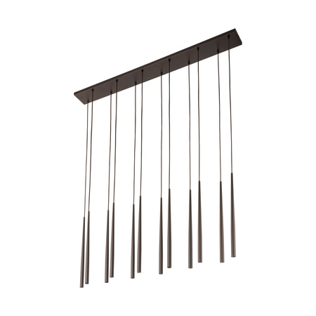 Tk Lighting PIANO BROWN lampa wisząca 12xG9