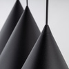 Lampa wisząca CONO Black 3xE27 L listwa