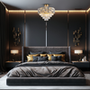 Plafon LUXURIA Gold 9xE14
