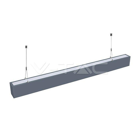 Oprawa V-TAC LED Linear SAMSUNG CHIP 60W Góra Dół Do łączenia Zwieszana Srebrna 120cm VT-7-60-S 4000K 6000lm 5 Lat Gwarancji