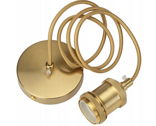 Lampa wisząca zawieś złoto szczotkowane do lampy E27