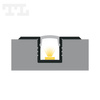 LED P6-4 Profil 1000 mm grafitowy lakierowany RAL 7016 (nr kat 8664017016)