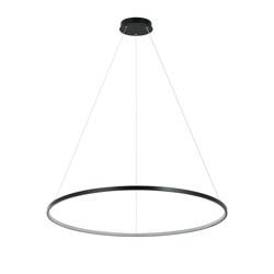 Light prestige Ring wisząca duża czarna CCT LP-909/1P L BK CCT