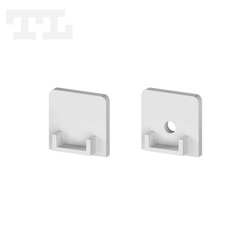 Komplet zaślepek bocznych szarych P4-3 do osłonki C11 (1 szt. z otworem, 1 szt bez otworu) (nr kat 7704301)