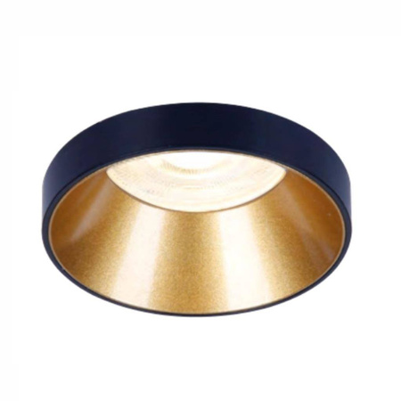 Oprawa OZZO BIRK-111-G/BL okrągła złoto/czarna