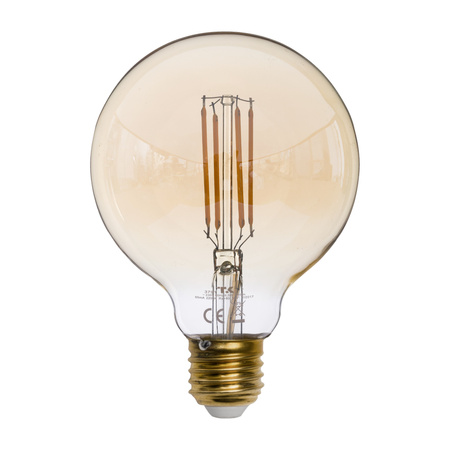 ŻARÓWKA E27 AMBER G95