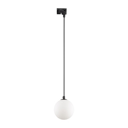 Tk Lighting TRACER BLACK WHITE GLASS lampa wisząca 1xG9