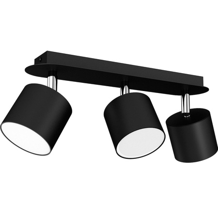 Lampa sufitowa DIXIE BLACK 3xGX53 czarna