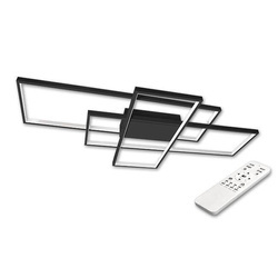 Plafon lampa LED Galaxis Pegaz 130W 105x50x8 cm czarny + pilot