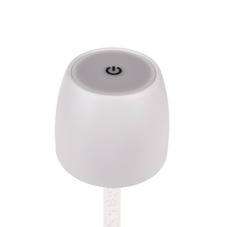 Lampka Biurkowa Nocna V-TAC 3W LED Ładowanie Ściemnianie Biała 