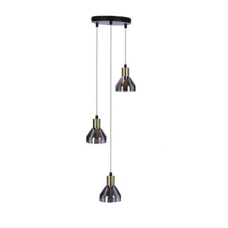Lampa wisząca złota 3xE14 18cm Gregory 33-78995