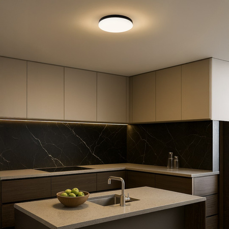 Plafon MAYA BLACK 15W LED Ø330 mm