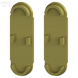 Komplet zaślepek bocznych GOLD P5-10 do osłonki C22 (2 szt bez otworu) (nr kat 7705102292)