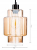 Lampa wisząca szklana złota nowoczesna EP017