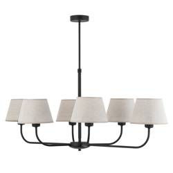 Lampa sufitowa CHICAGO Linen 6xE27