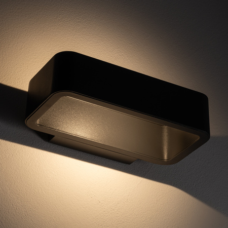 Nowodvorski Lampa ścienna natynkowa grafitowa MUNO LED