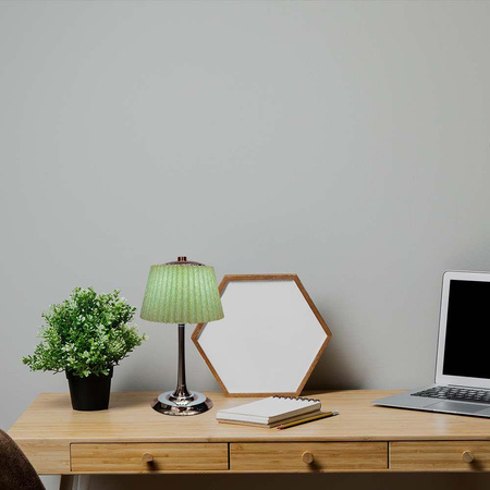 Lampka Biurkowa Nocna V-TAC 1,5W LED 28cm Ładowanie USB Ściemnianie Zielona 