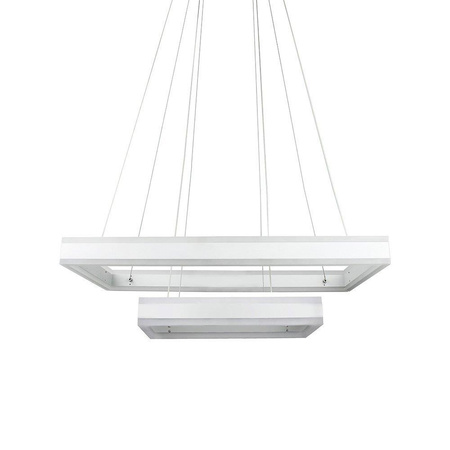 Oprawa Zwieszana LED V-TAC 100W Soft Light Chandelier Ściemnianie Biały VT-101-2D 3000K 6300lm 3 Lata Gwarancji