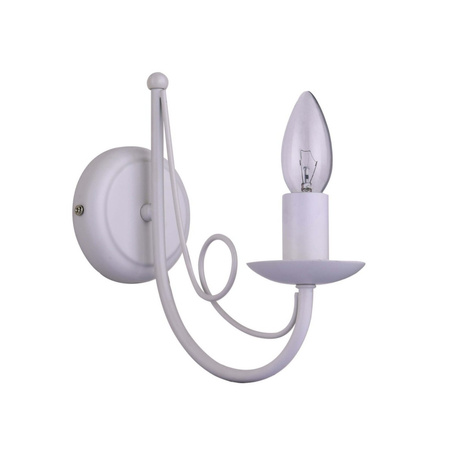 Perła kinkiet biała LP-020/1W white