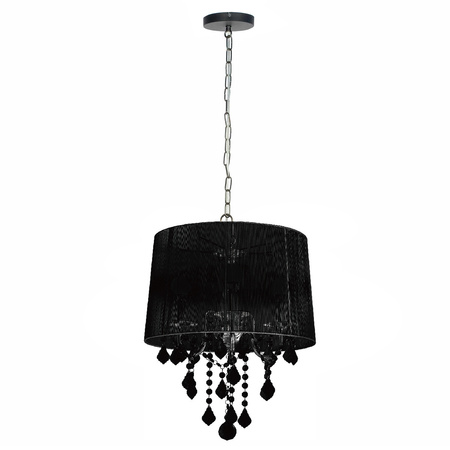 Mona 3 lampa wisząca czarna LP-5005/3P