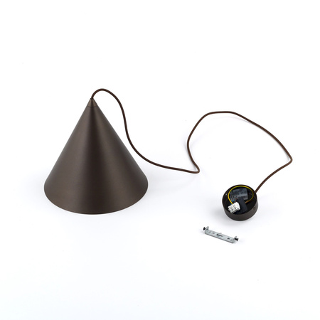 Lampa wisząca CONO Brown 1xE27 M