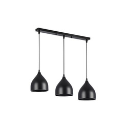 Lampa wisząca 3xE27 Como czarna