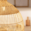 Naturalna lampa wisząca E27 Boho Fuyang