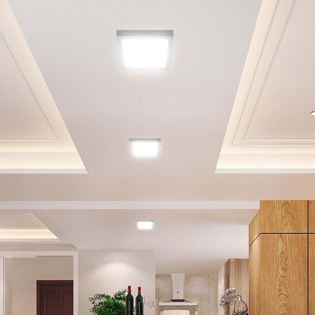 Panel LED  Natynkowy Premium Downlight 24W Kwadrat 300x300 3000K 2500lm