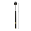 Lampa wisząca MONZA BLACK / GOLD 1xG9 8W