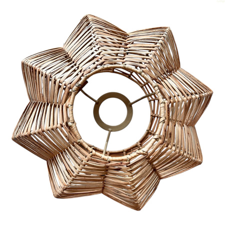 Klosz drewniany Serenity walec rattan