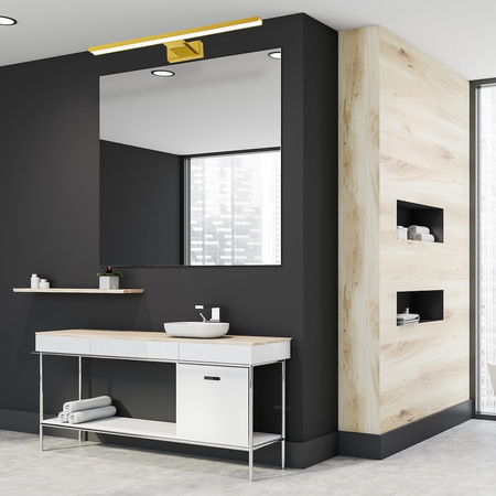 Kinkiet SHINE GOLD 15W LED złoty 80cm