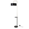 Lampa podłogowa czarna złota 1xE27 Impact 51-00026