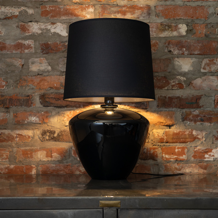 Lampka nocna FIORD Black 1xE27