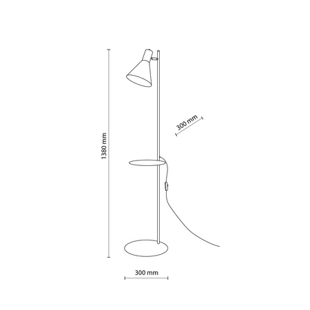 Lampa podłogowa JUMP 1xE27