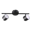 Lampa ścienno-sufitowa ruchoma LED KUBIK 2 Czarna 3000K