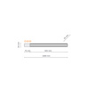 Tk Lighting TRACER SZYNA WHITE 1M