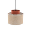 Lampa wisząca Duo JUTA Brown E27 